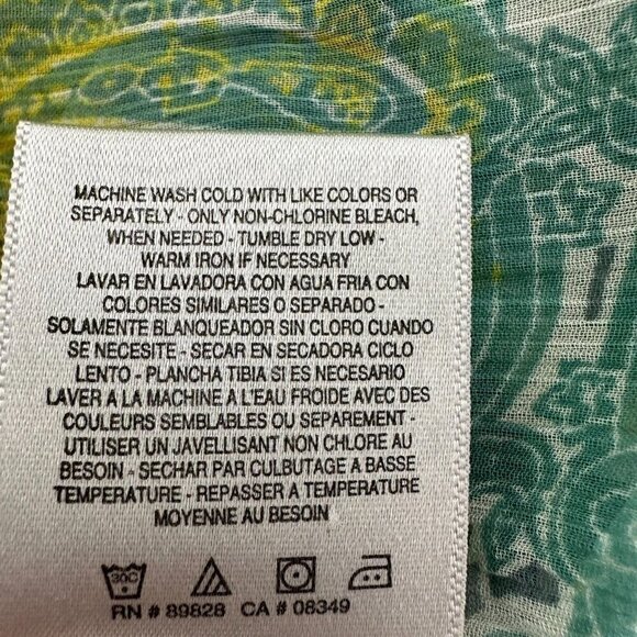 Jessica Simpson Sheer Blouse Size 3X Square Neck Ombre - Picture 13 of 14